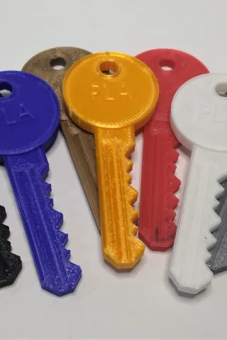 Filament Swatch Keys par MadP 3D | Téléchargez gratuitement un modèle ...