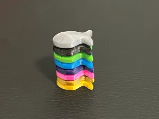 Mini Fish Refrigerator Magnet by kennyd1gital | Download free STL model ...