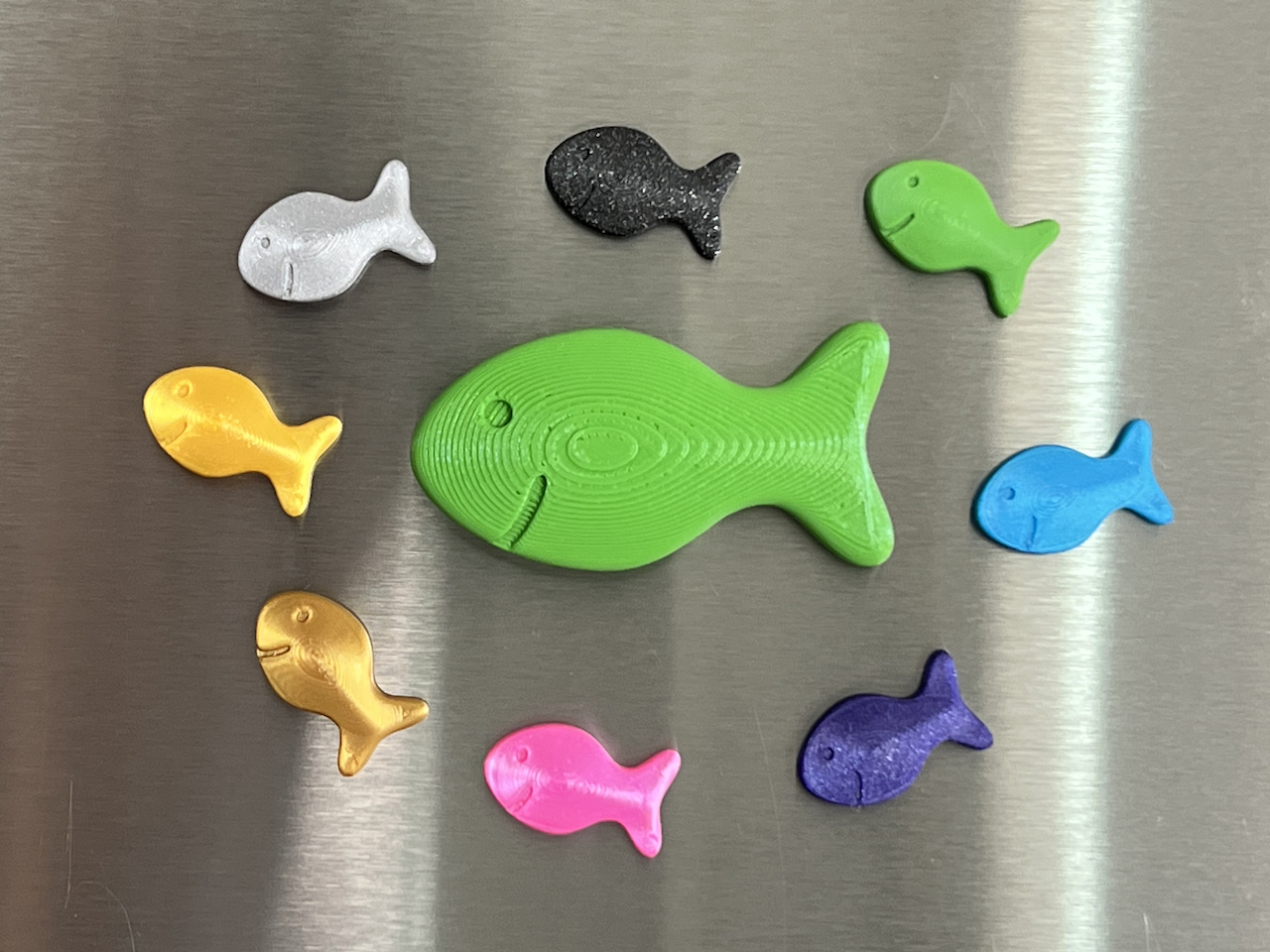 Mini Fish Refrigerator Magnet
