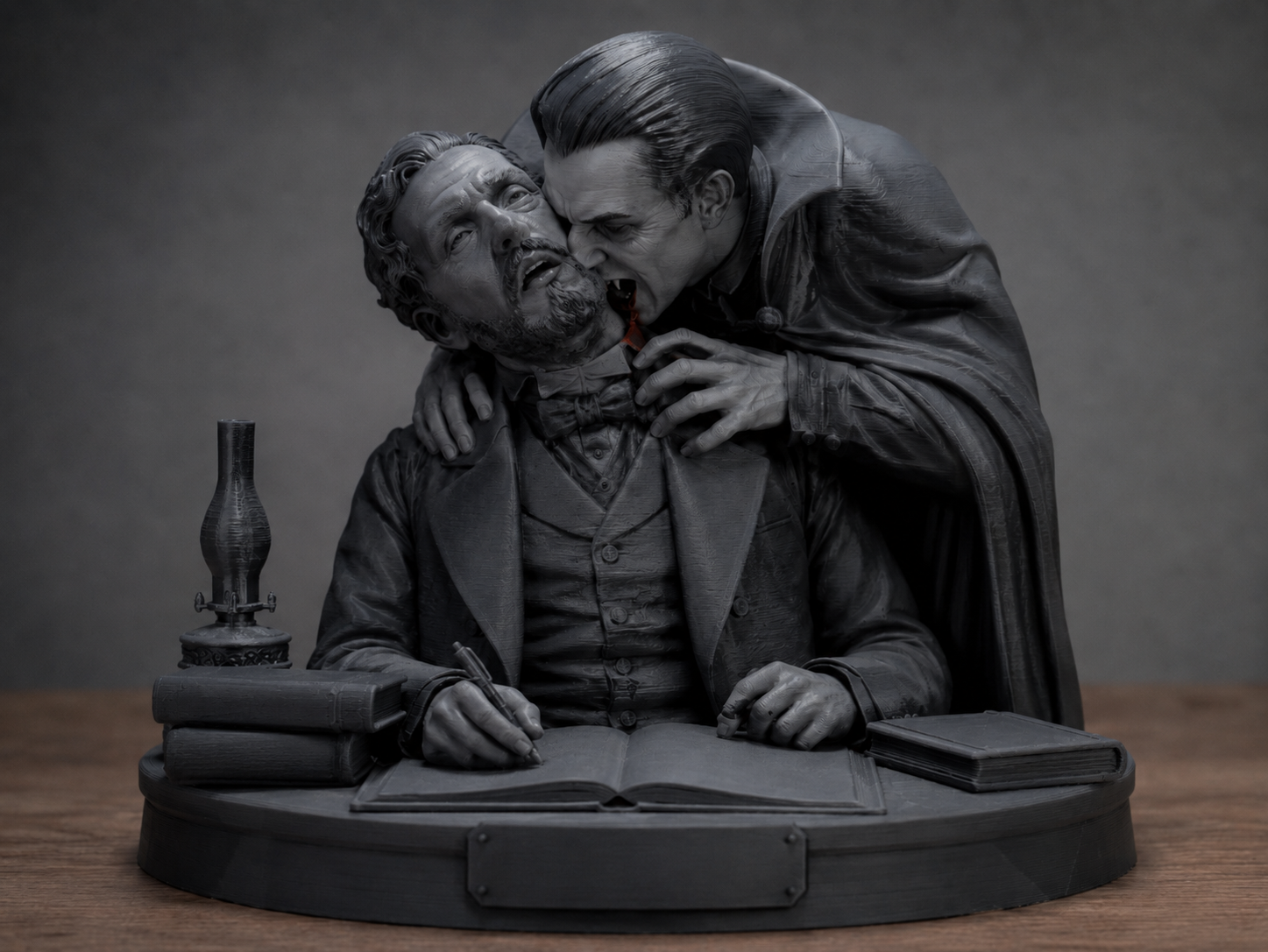 Dracula beisst Bram Stoker/Dracula bites Bram Stoker