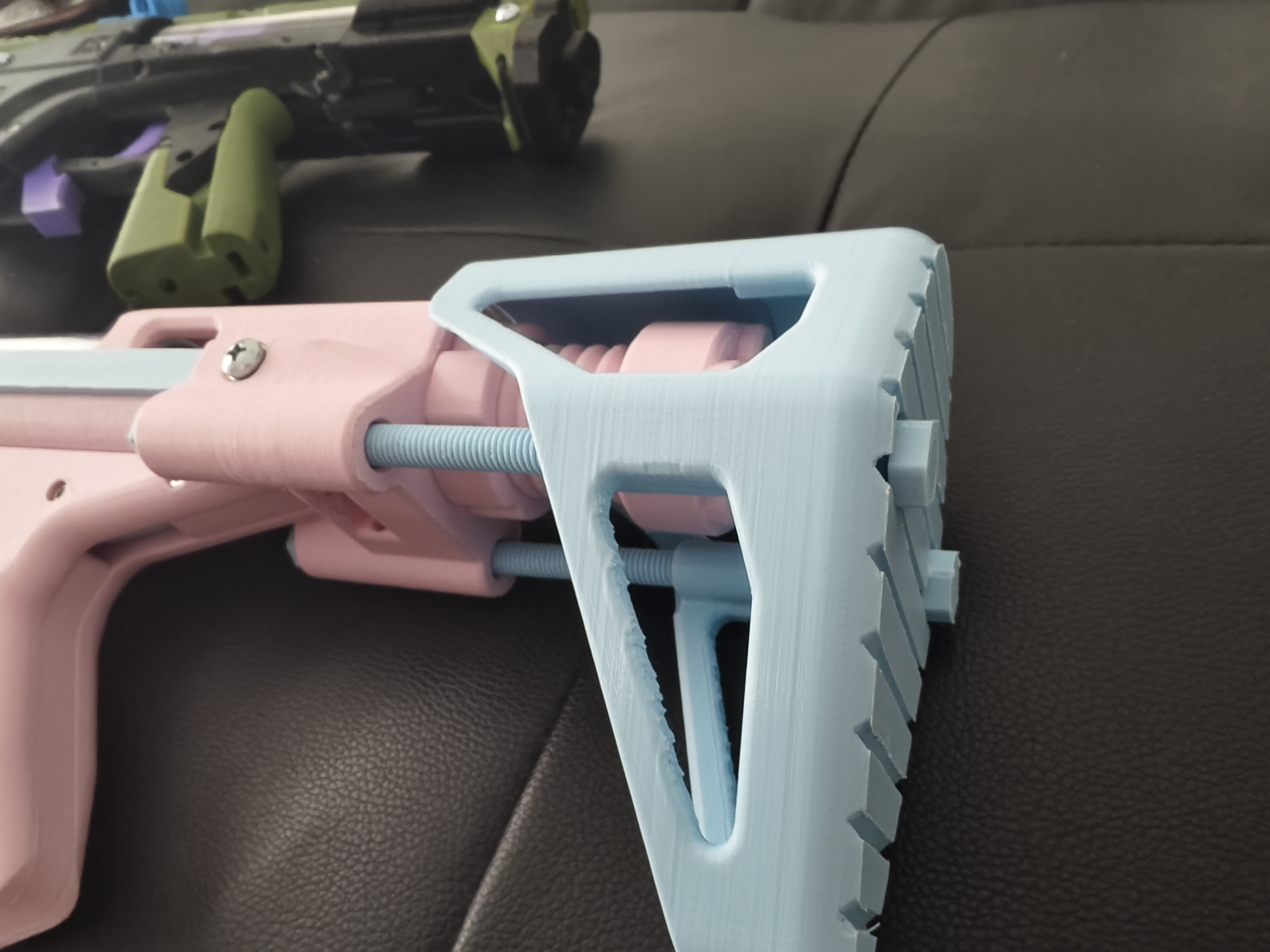 8 inch rods and Hex Nuts for Blaster Stock