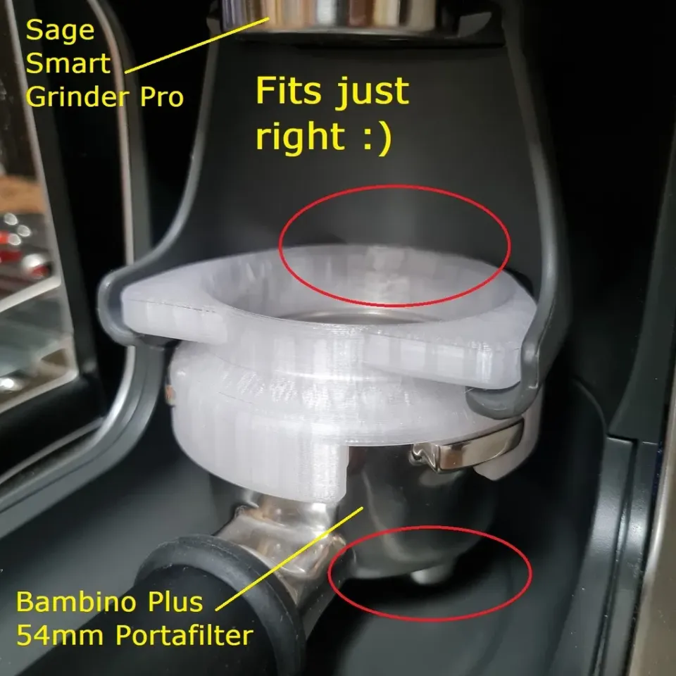 Sage Breville Bambino Plus Tamping Station for 54mm Portafilter by  Will.i.am, Download free STL model