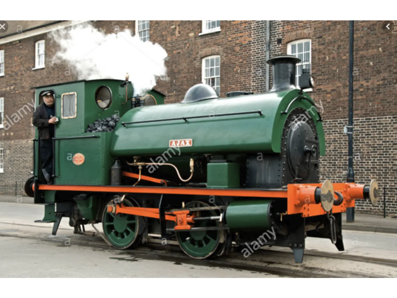 Narrow gauge passenger train 