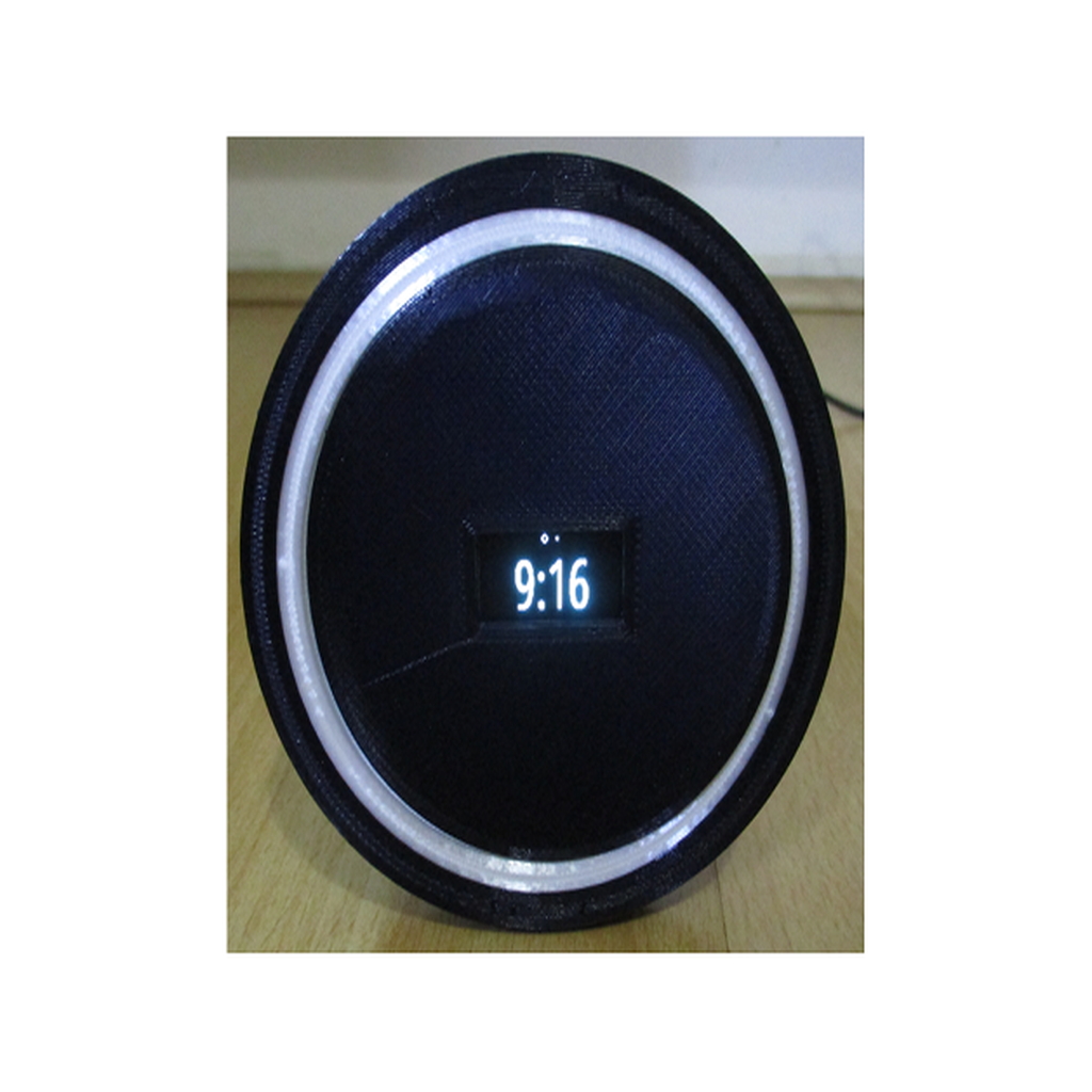 Neopixel MQTT Alarm Clock with Buzzer, RTC, Temperature, Humidity and Pressure sensor