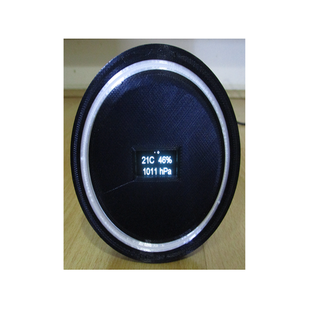 Neopixel MQTT Alarm Clock with Buzzer, RTC, Temperature, Humidity and