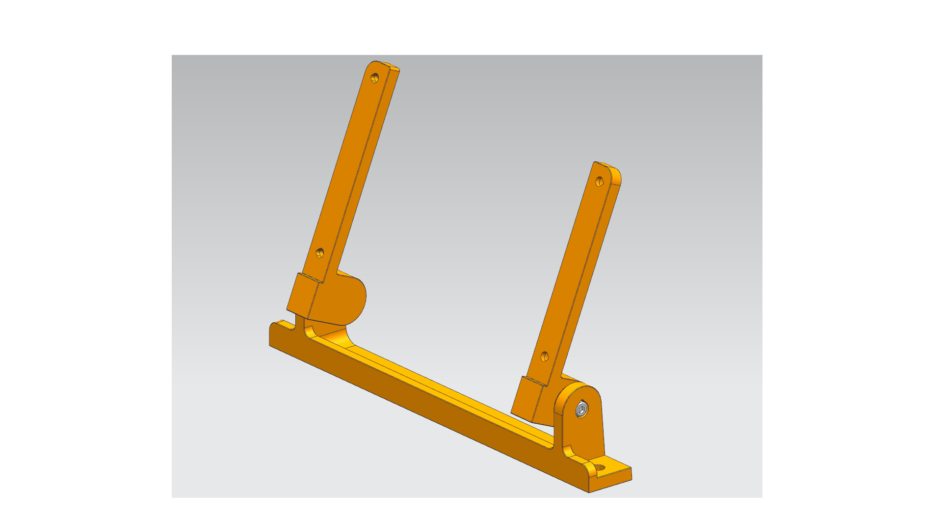 V Slot Profile 2020 Mounting Bracket For 7 Touchscreen Case By RonnyS