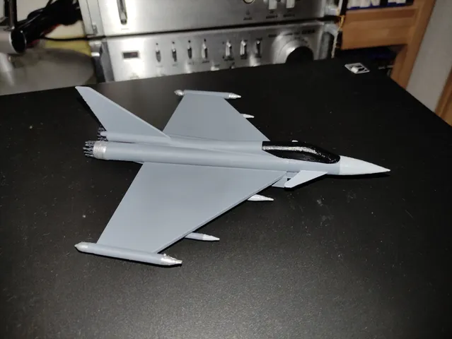 Concept fighter jet inspired in eurofighter