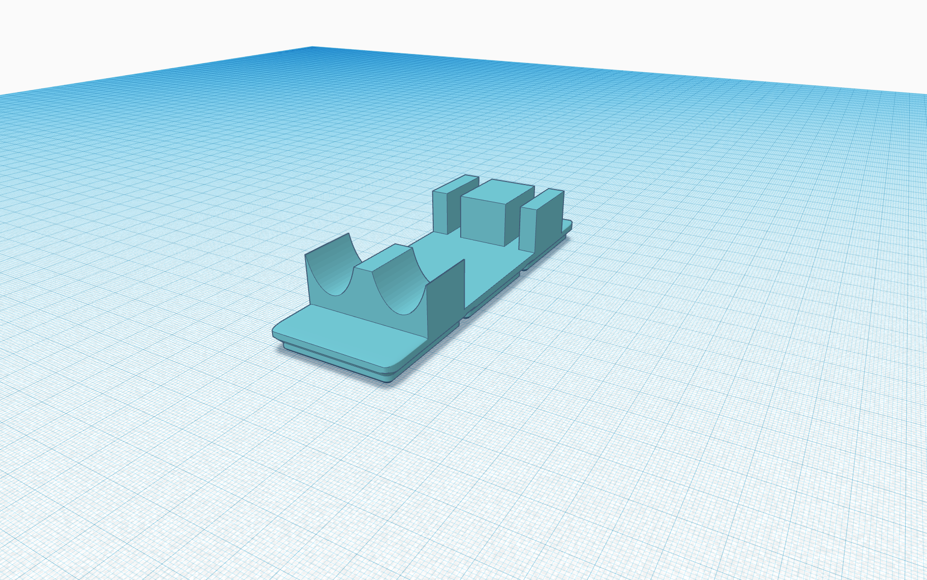 Gridfinity 1x3 Two Knife Rack