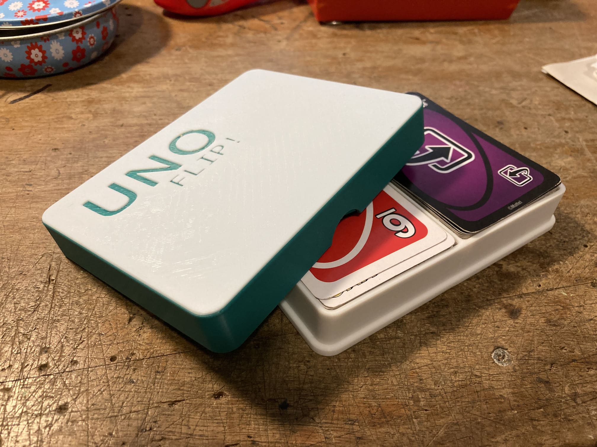 Card box for UNO Flip!