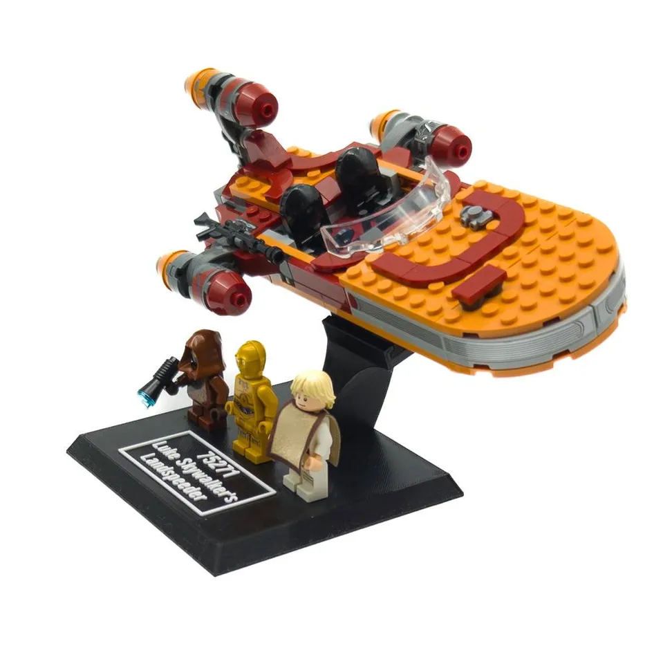 Modular Display Stands for LEGO Star / Marvel (X-Wings, Shuttles, Fighters, Speeders, Starships) by MroznyHipis | Download free STL model | Printables.com