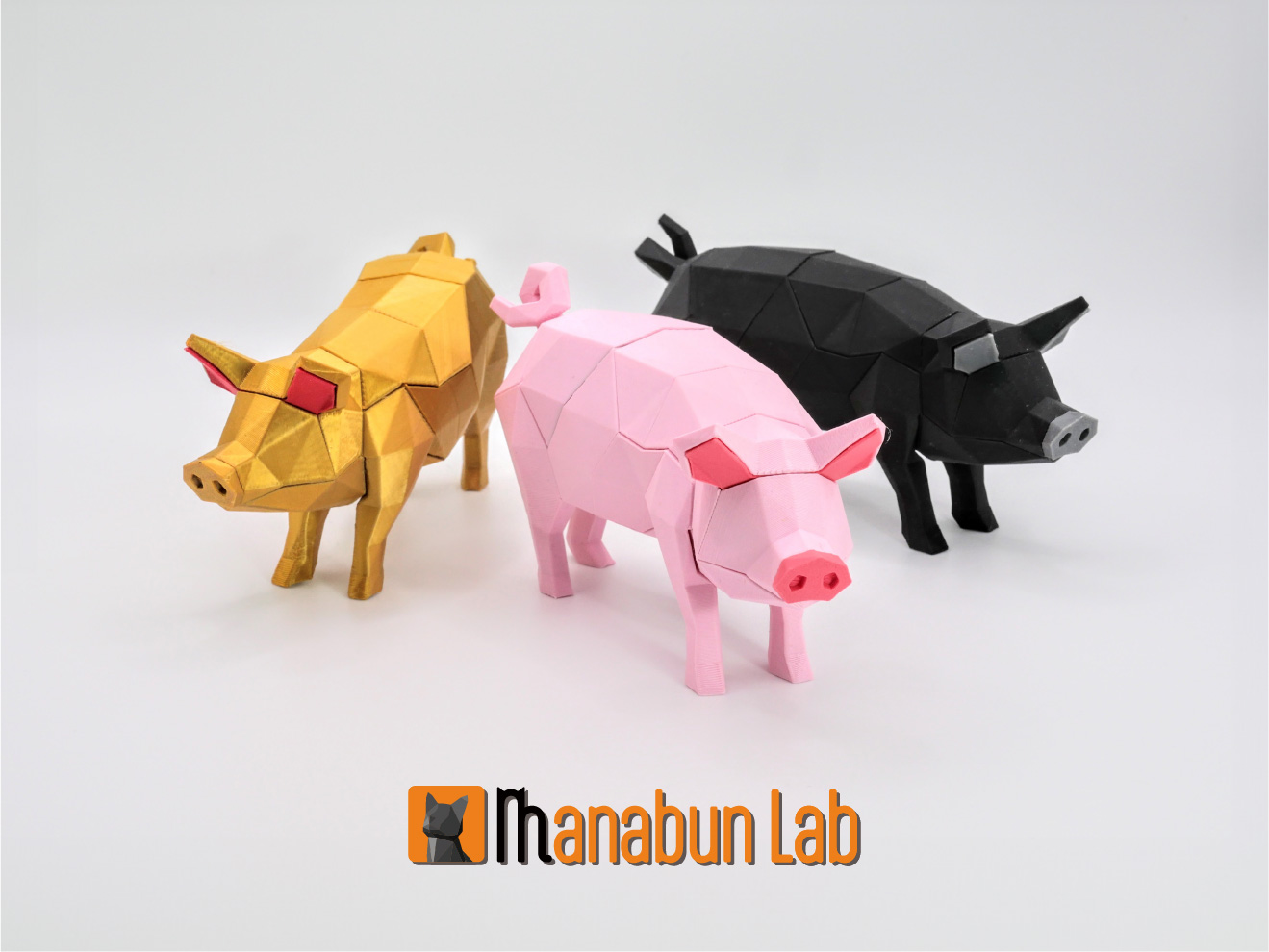 Low Poly Pig Puzzle