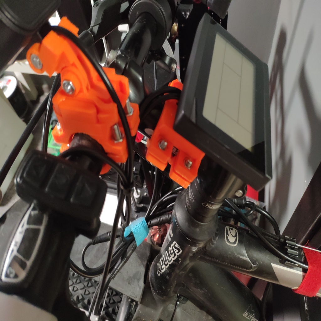 KT-LCD3 Display Ebike Center Holder Mount Max 32mm