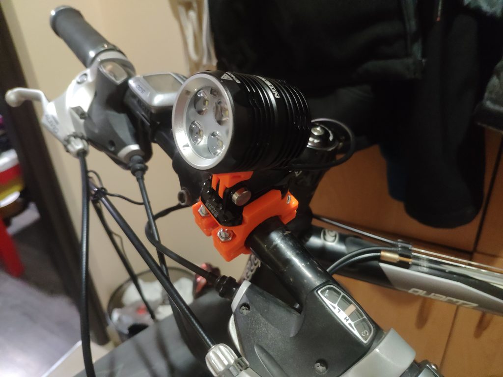 Nitefighter BT40S Bike Light GoPro Mount 