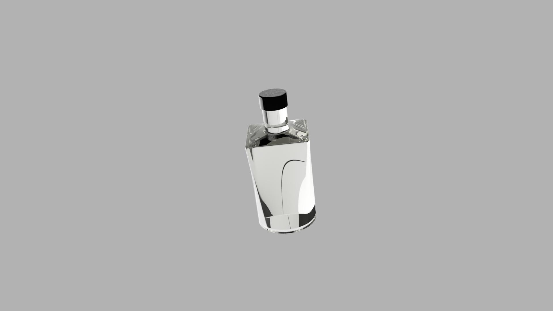 Gin Bottle 3d Model