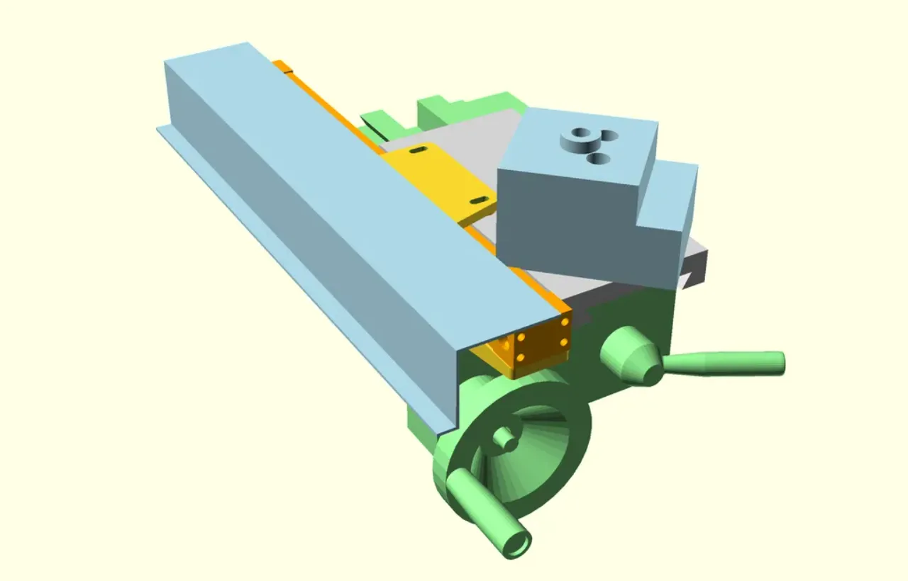 Vevor Mini Lathe DRO mounting kit (YS-2260A) von Projunk, Kostenloses STL- Modell herunterladen
