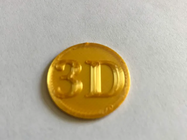 3D Coin (Printer test)