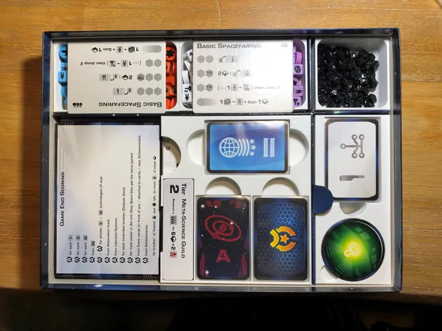 Beyond the Sun Board Game Insert