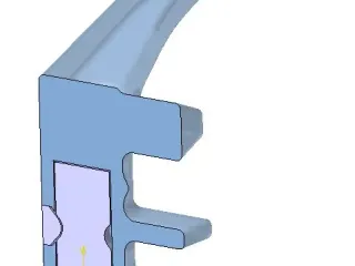 Caravan window handle by Steer | Download free STL model | Printables.com