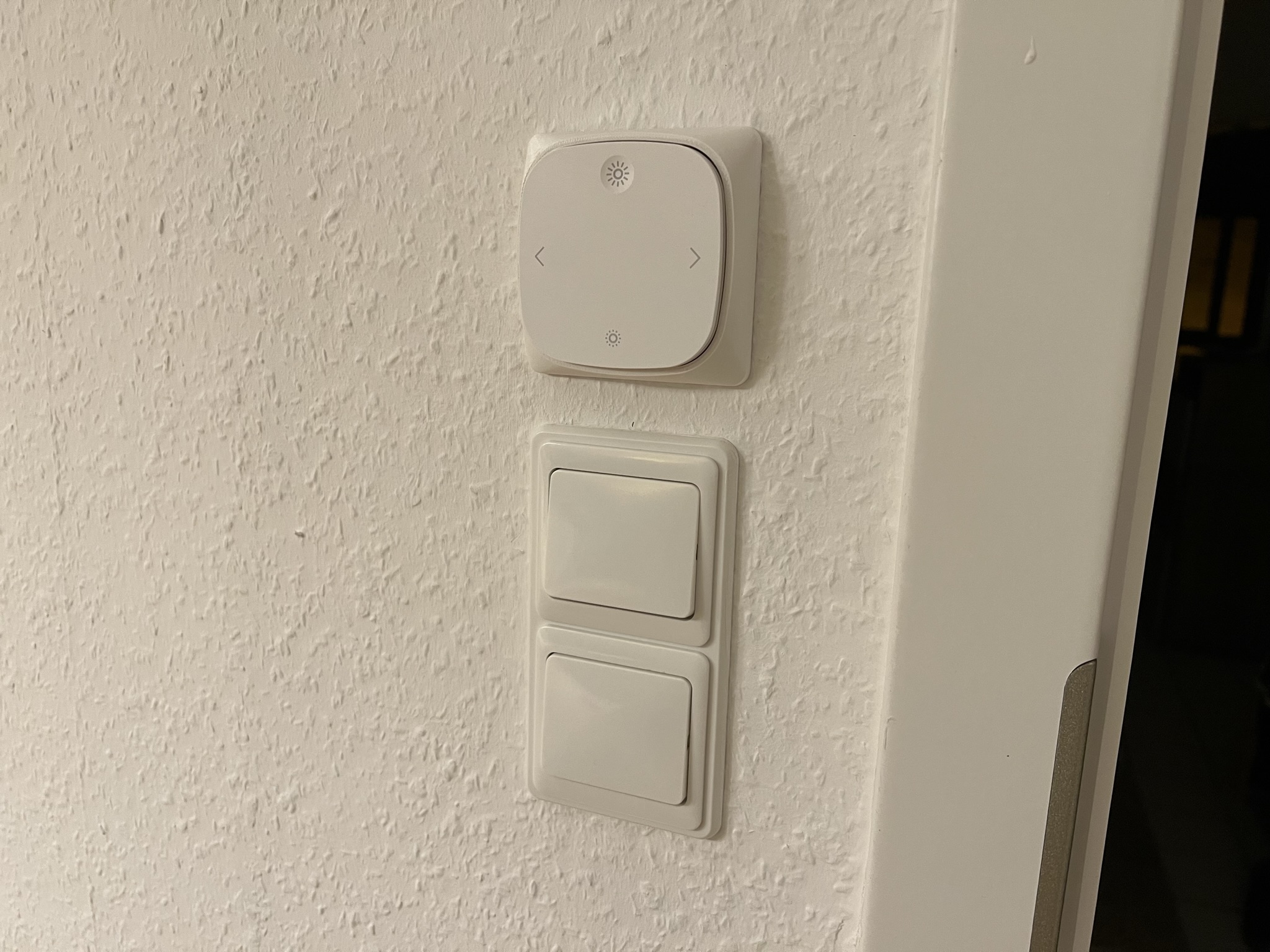 Flush wall mount plate for Ikea STYRBAR (E2001/E2002) by olex