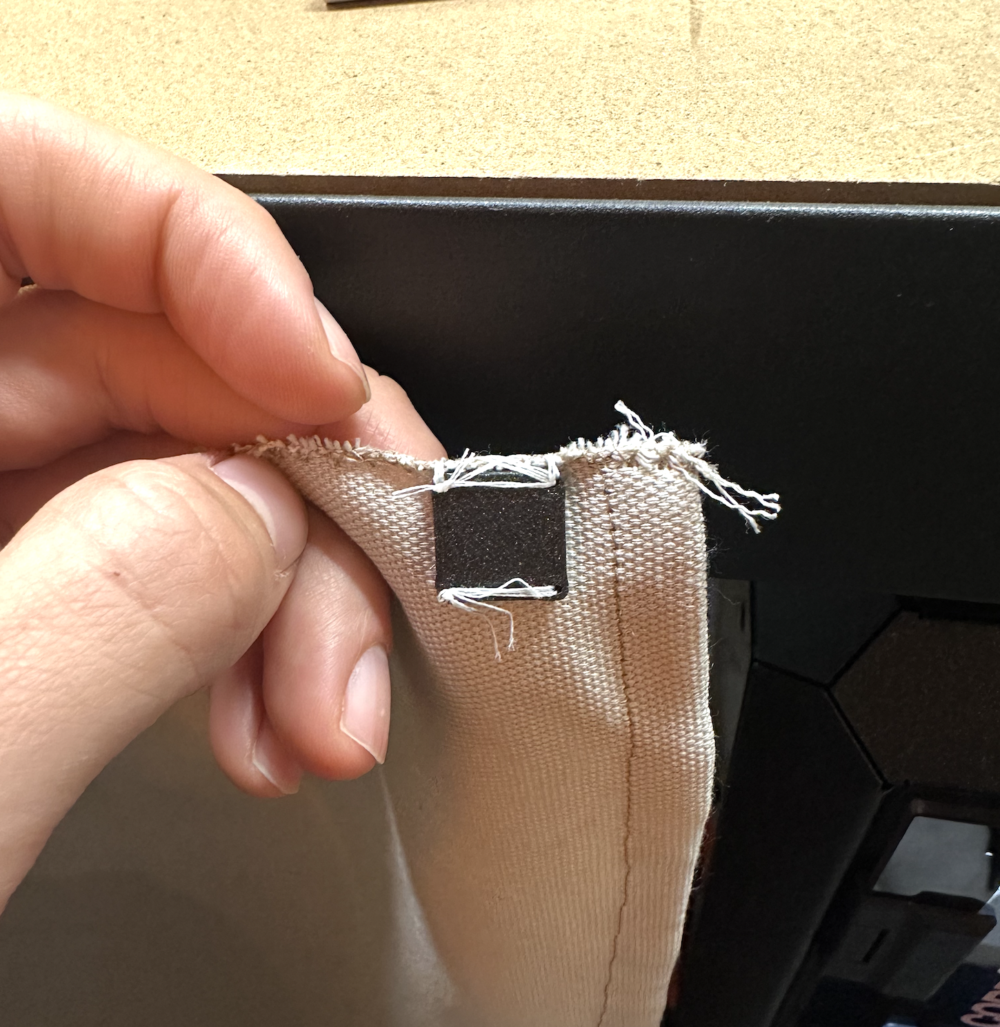 Case for 10x2mm magnet with sewing holes