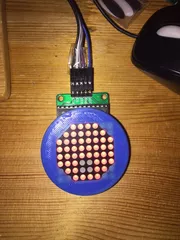 LED Matrix round eye holders