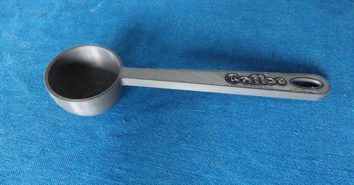 Coffee scoop measure by Download free STL model