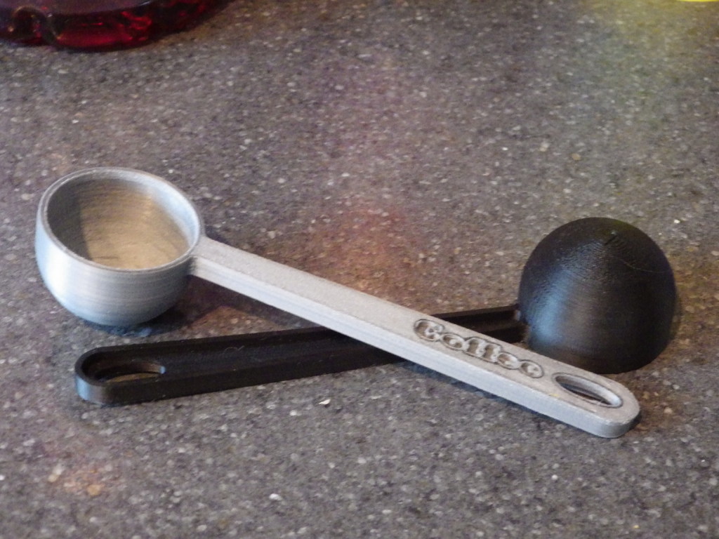 Coffee scoop measure by Download free STL model