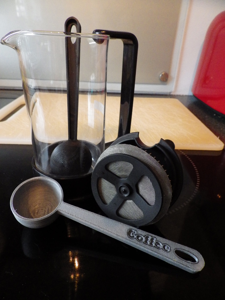 Coffee scoop measure by Download free STL model