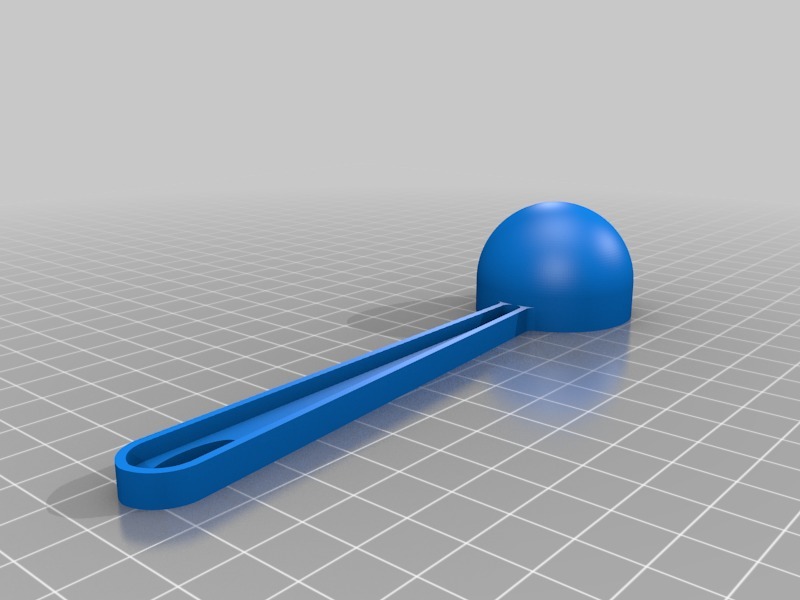 Coffee scoop measure by Download free STL model