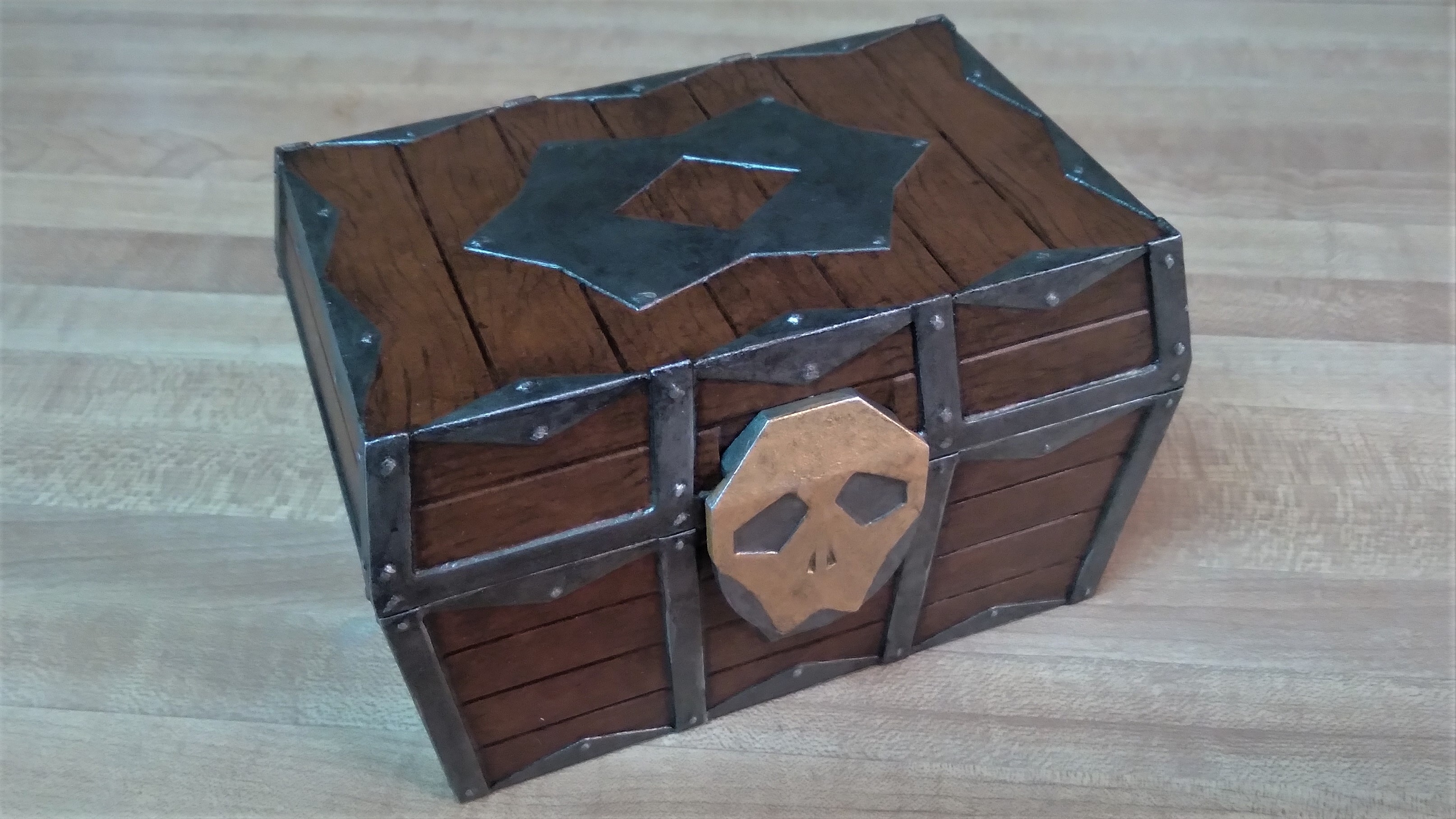 Treasure Chest Deckbox (MTG) by Tekcor17 Download free STL model