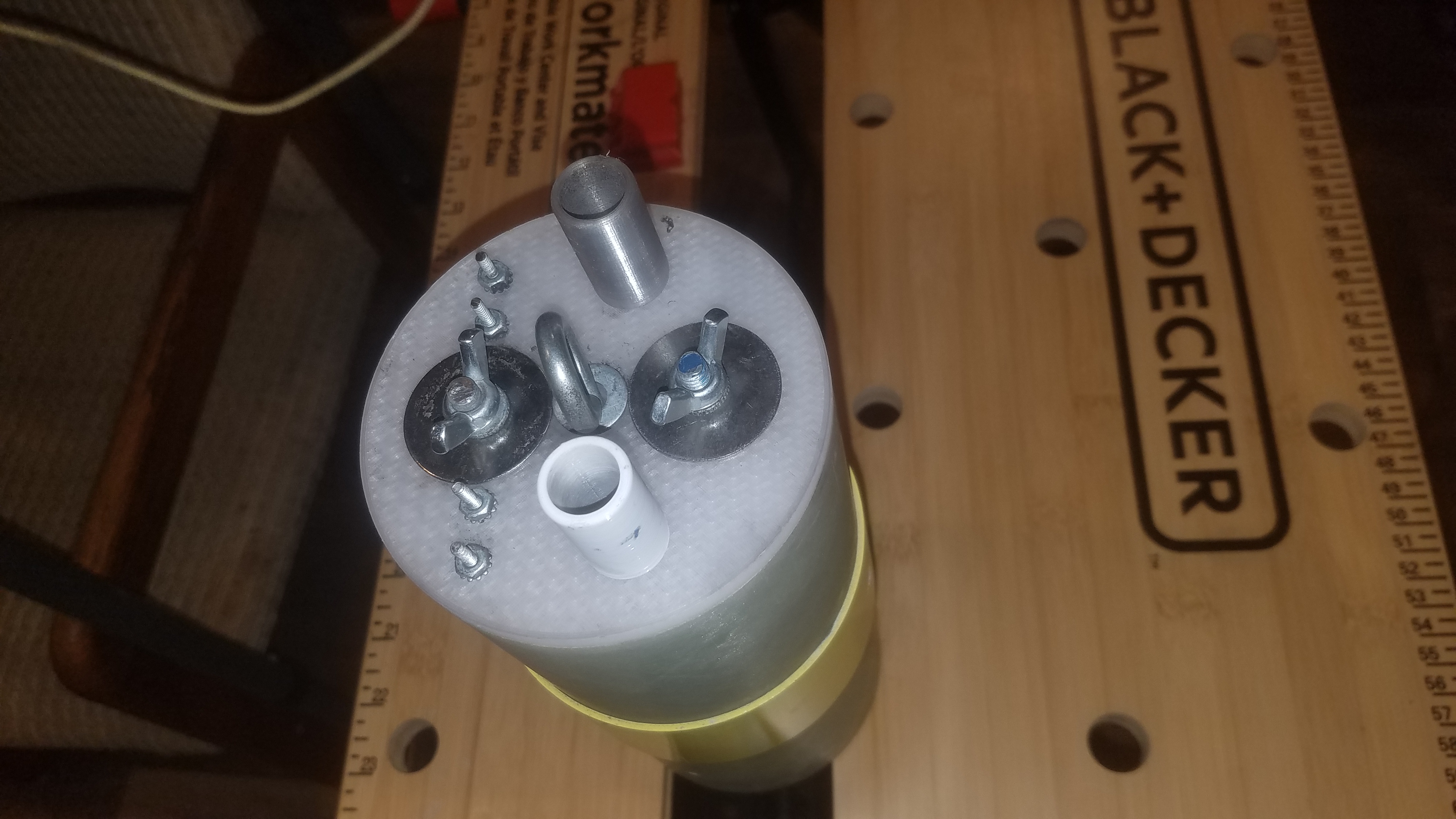 4-inch Fiberglass/Carbon Fiber Avionics Bay Bulkhead