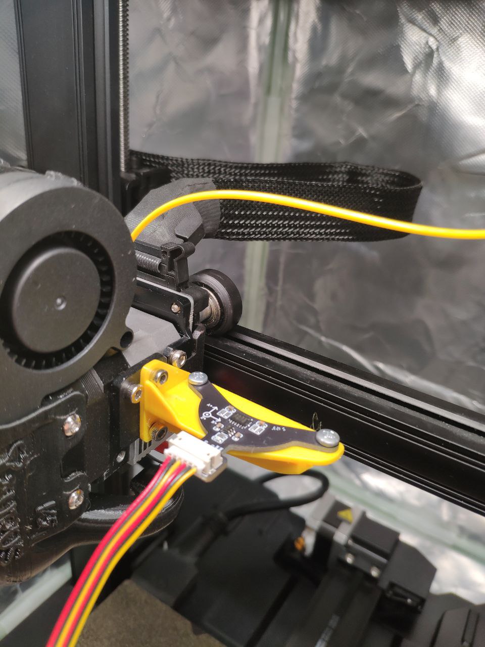 BTT adxl345 V1.0.1 mount for Ender 3 S1 sprite extruder