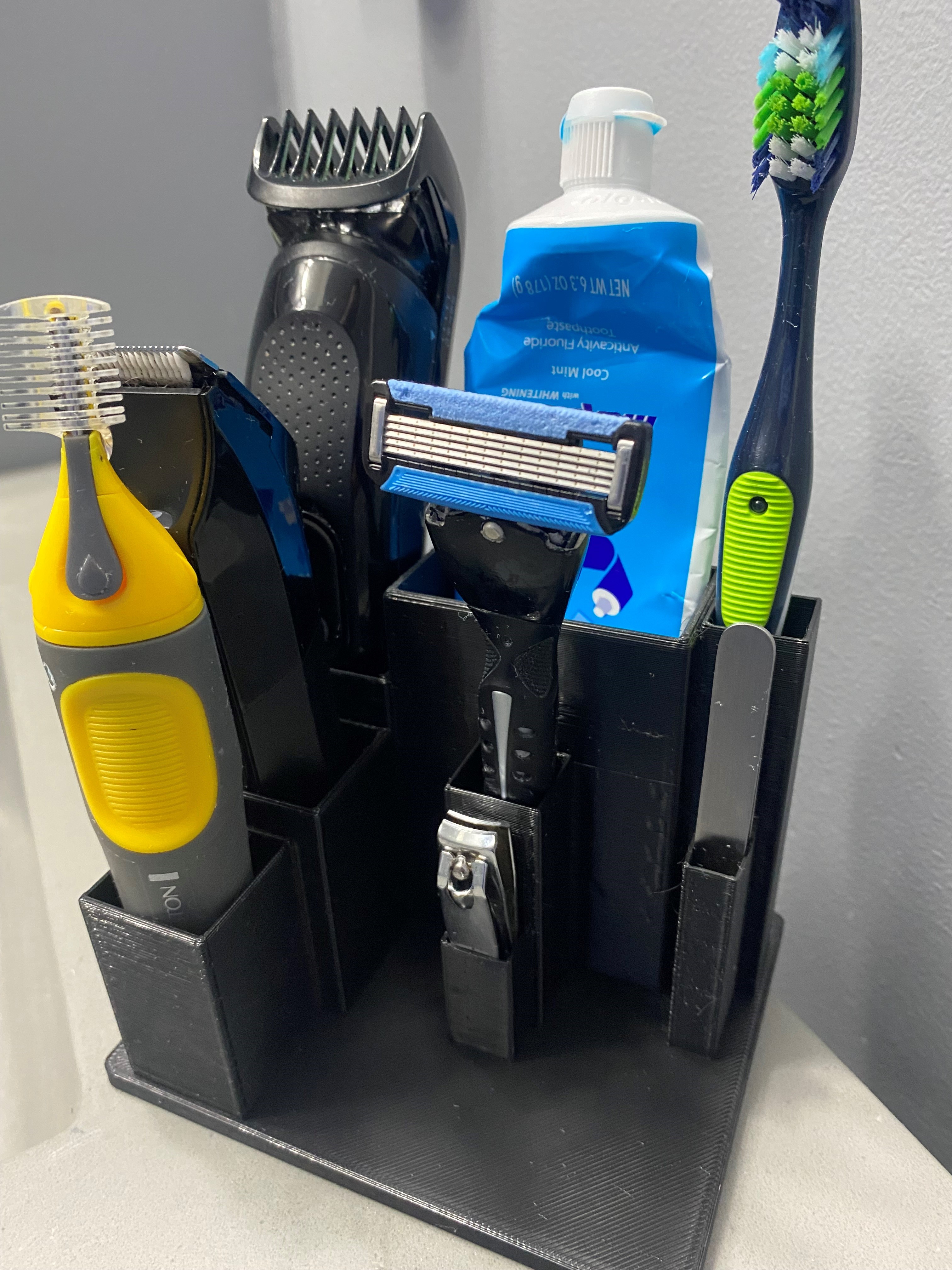 Bathroom Essentials Holder by 3DAztec | Download free STL model ...
