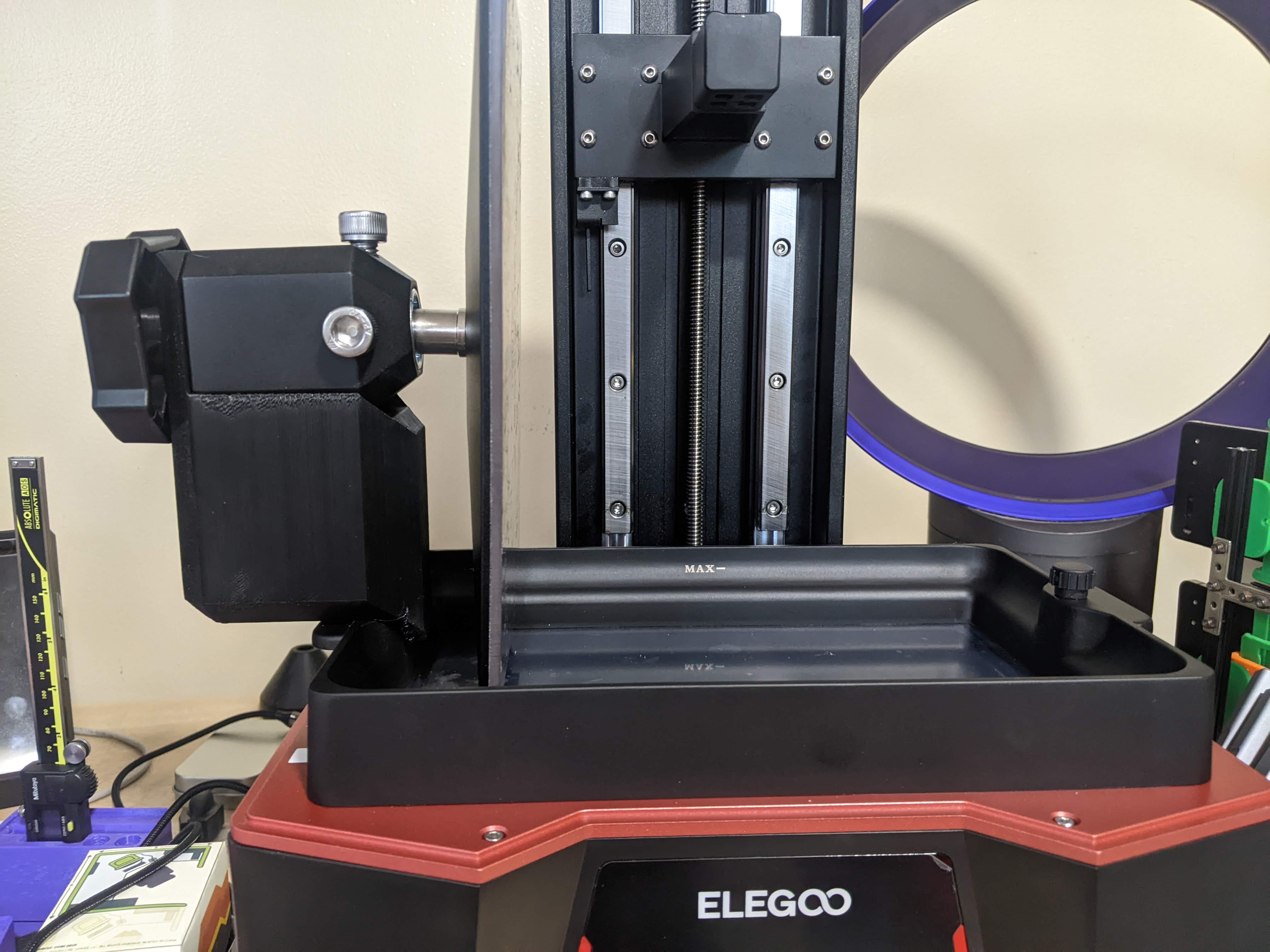 Elegoo saturn 2 45 90 build plate holder by gltovar download free 