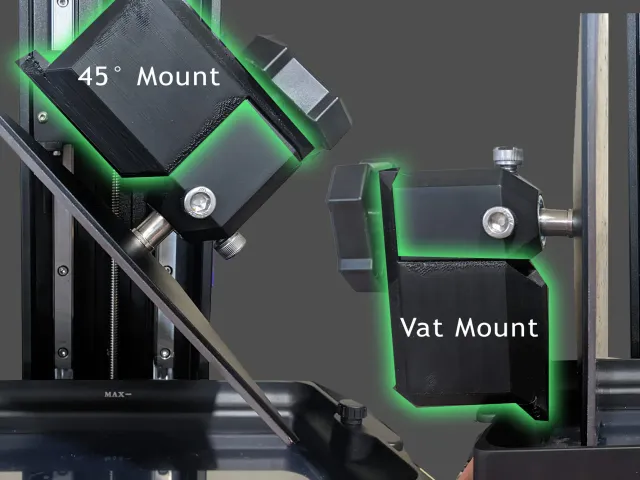 Elegoo Saturn 2 45° + 90° Build Plate Holder