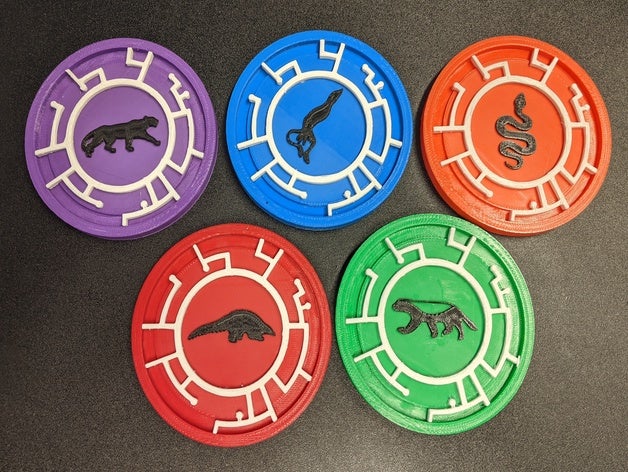 Wild Kratts Creature Discs by FlyingPurpleCow | Download free STL model ...