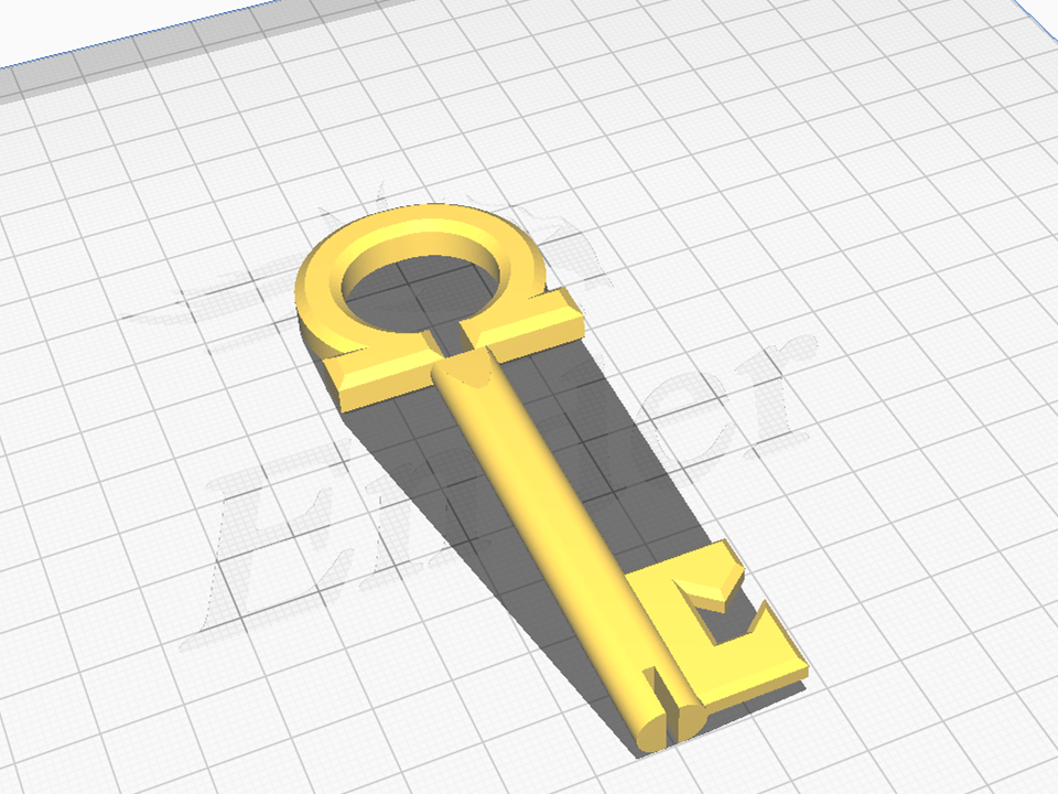 CLÉ OMEGA LOCKE AND KEYS by sparthene Download free STL model