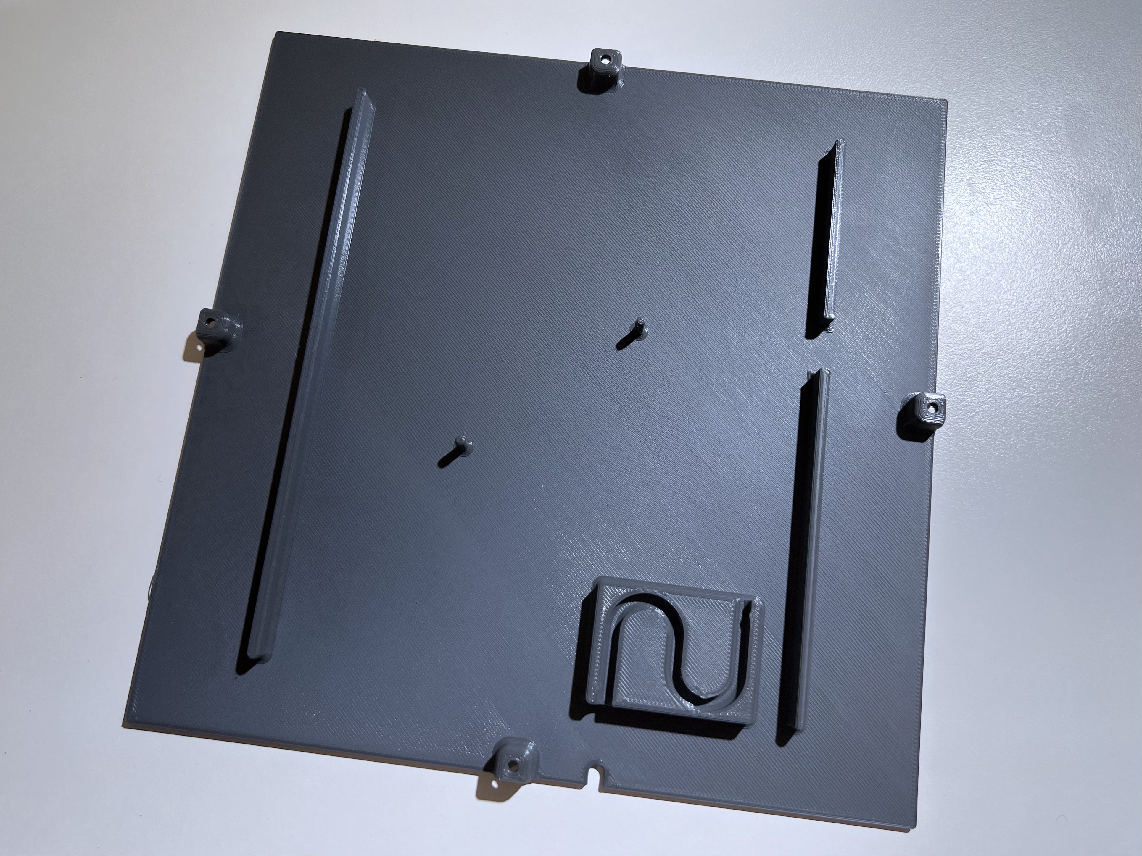 Miniatura 3 do modelo 3D Modified WordClock Case and Stand
