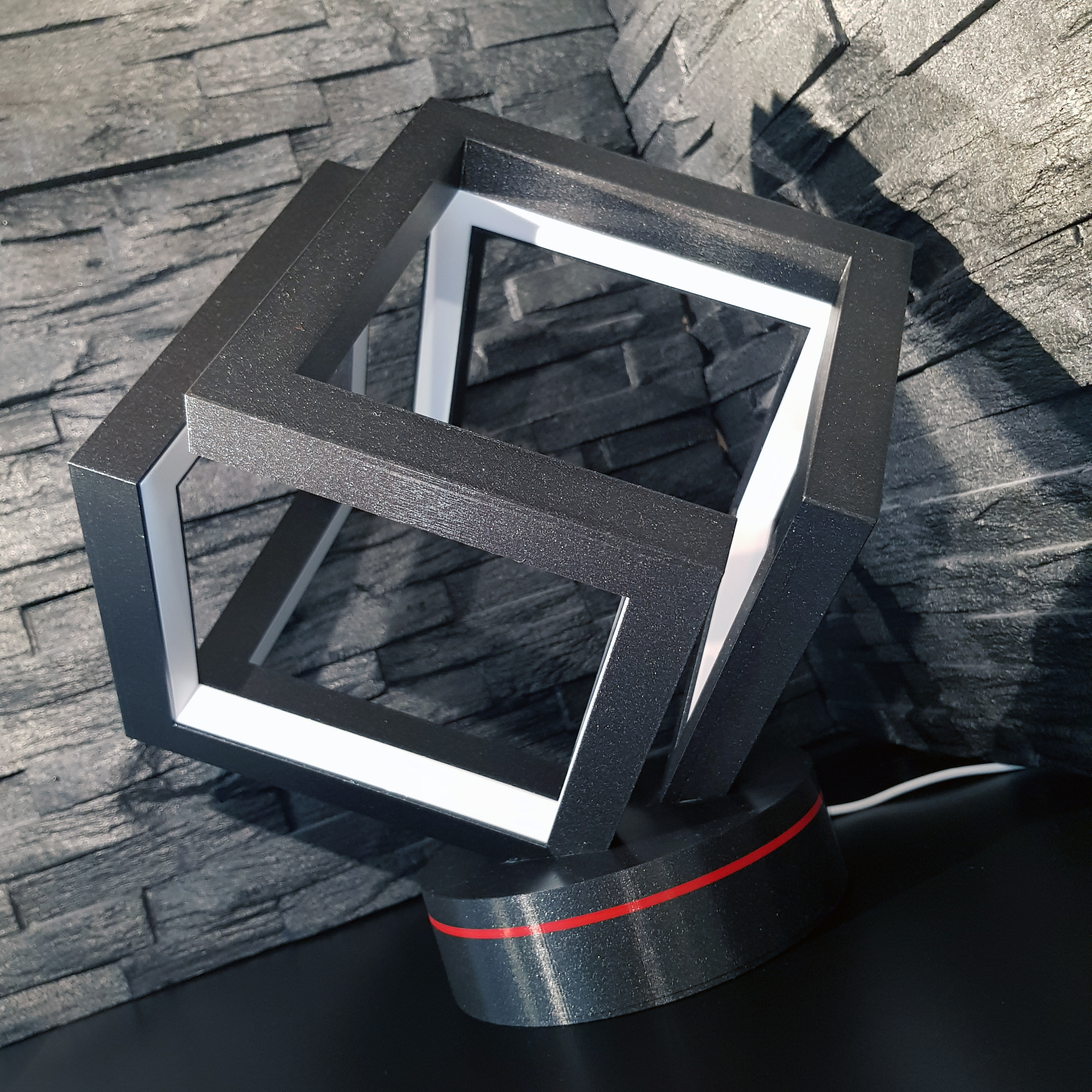 Miniatura 2 do modelo 3D LED Infinity cube light