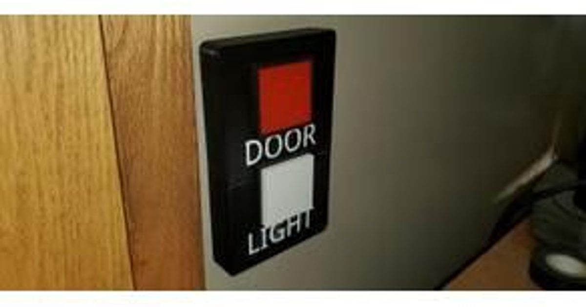 Fnaf door/Light button by Liam L. | Download free STL model ...