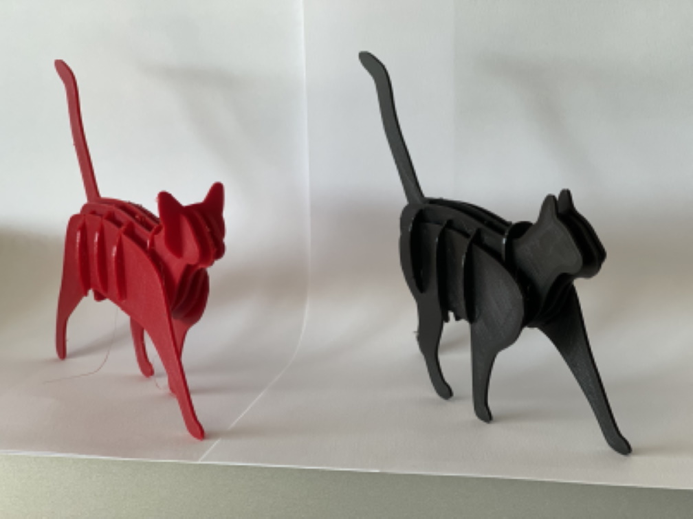 Cats STL Assembled