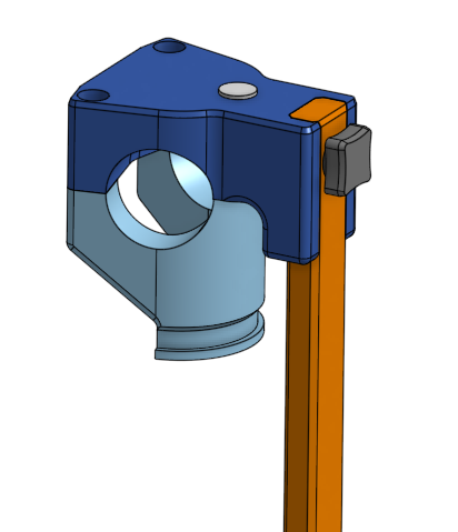 Pool skimmer holder/clamp (intex/bestway)