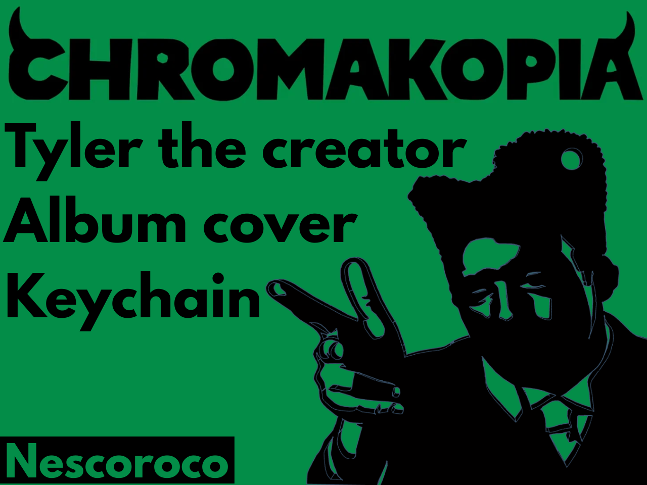 Chromakopia keychain - Tyler the creator