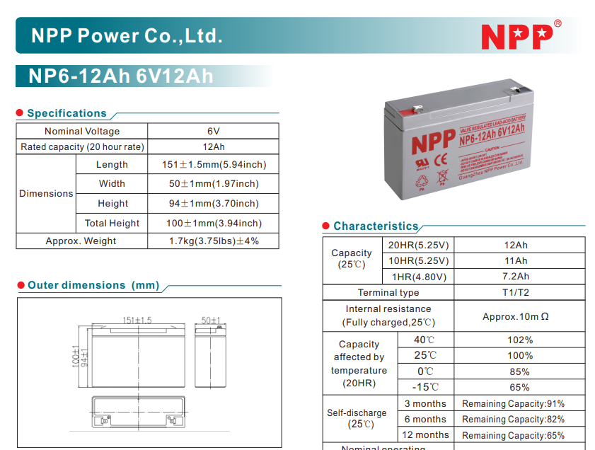 battery box/ 6V battery/  containter