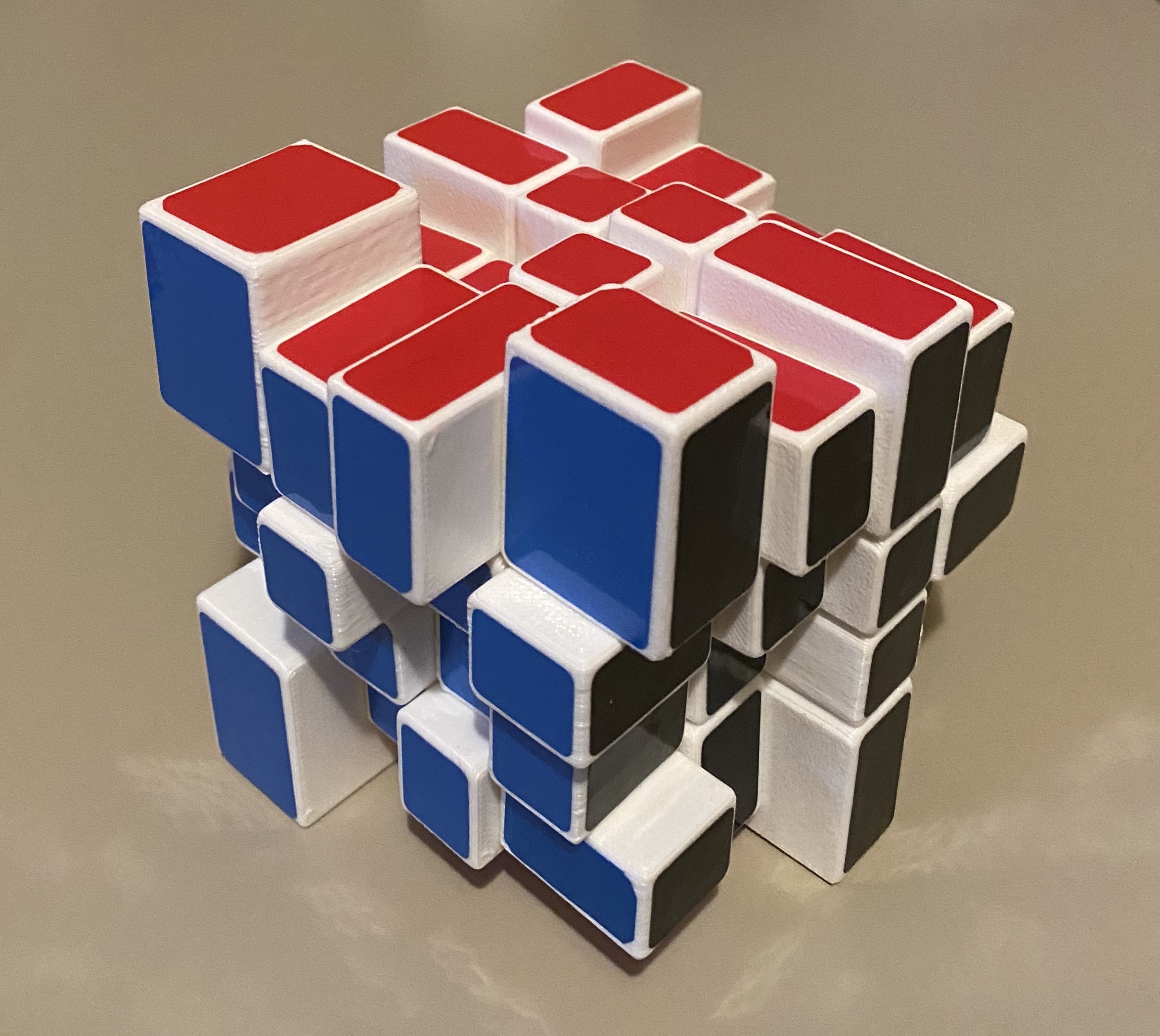 Mirror 4x4 Rubik's Cube Puzzle by Shasta's Designs | Download free STL ...