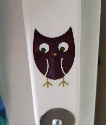 Cute little owl badge