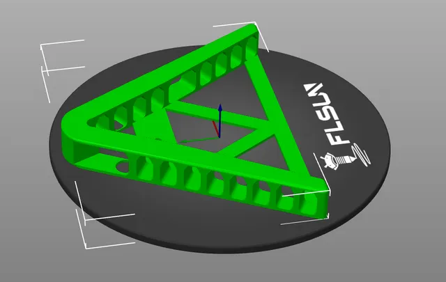 FLsun Q5 Feet with Gap in Corner