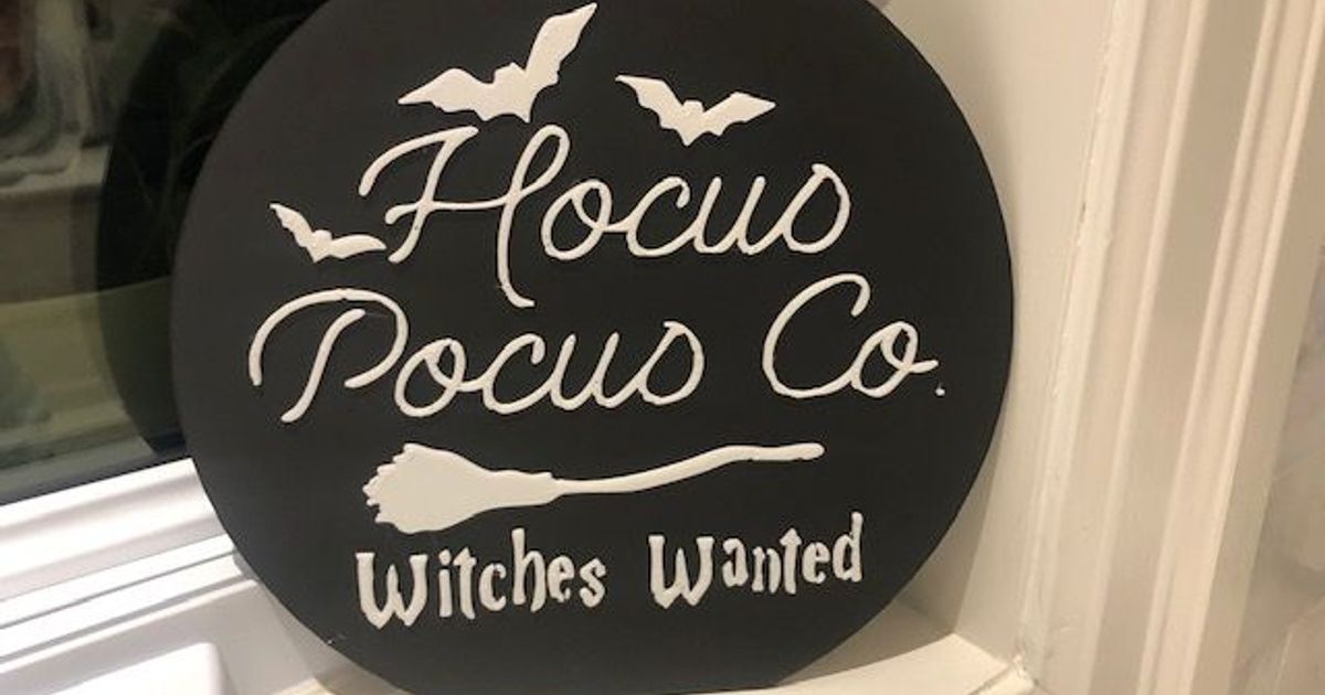 Hocus Pocus Co Sign By Toolstomars Download Free Stl Model