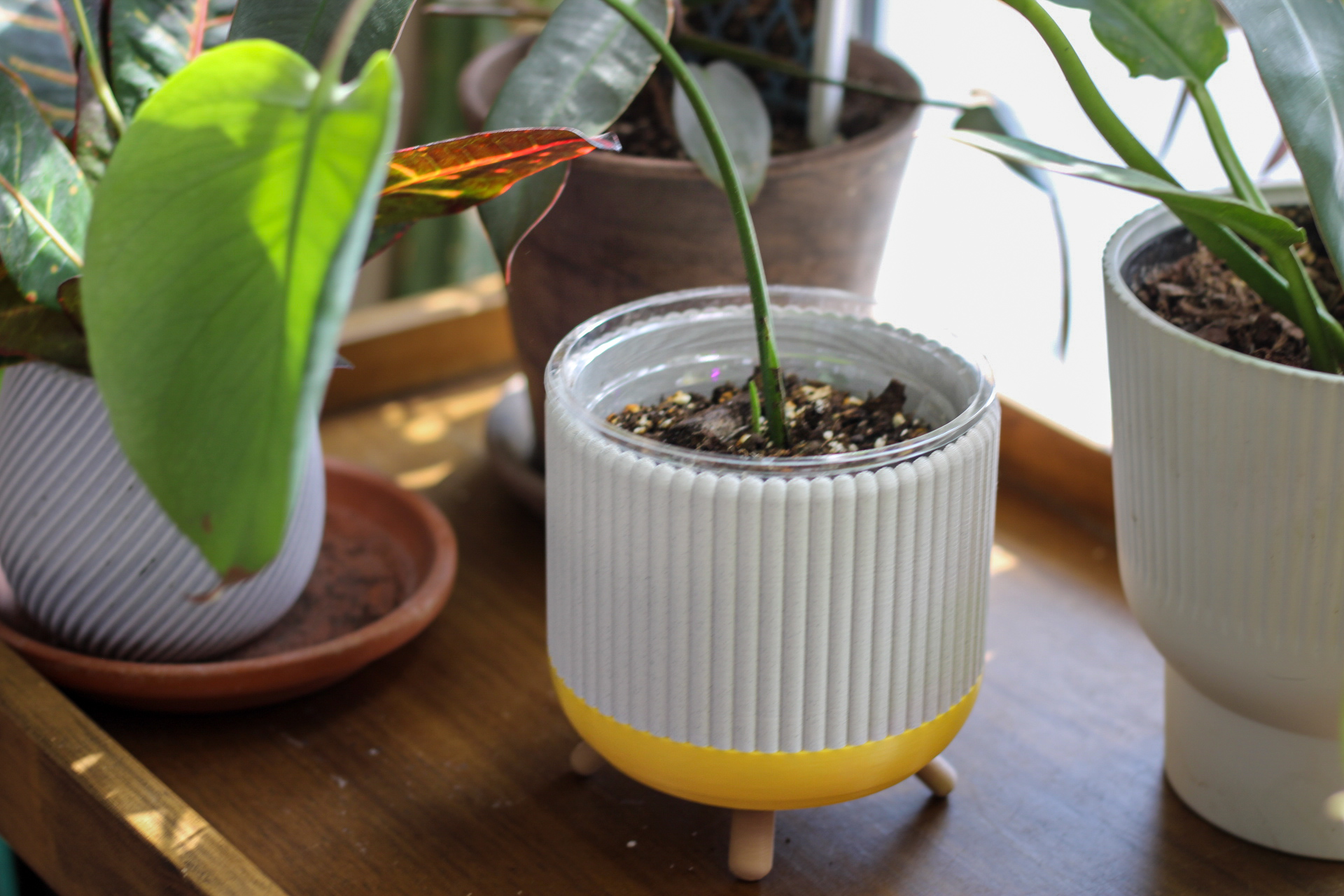 Modern Planter with Base