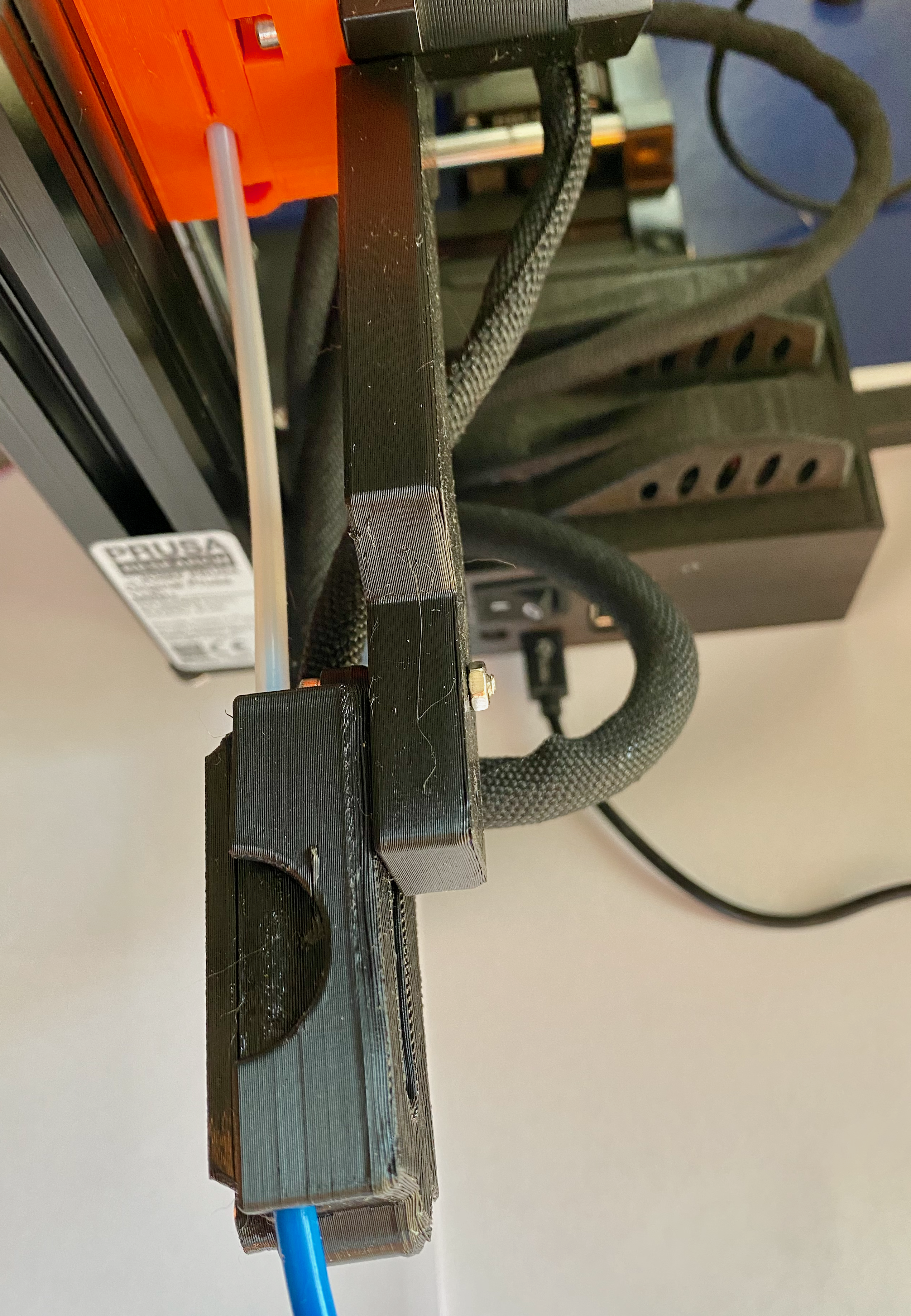 Modified Prusa Mini filament sensor holder (Orig Štěpík) 3D model thumbnail